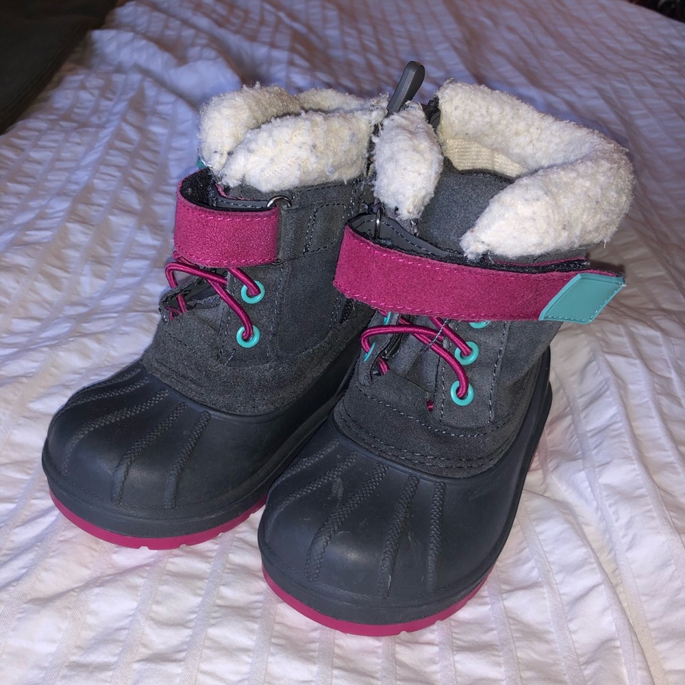 Toddler girl snow boots